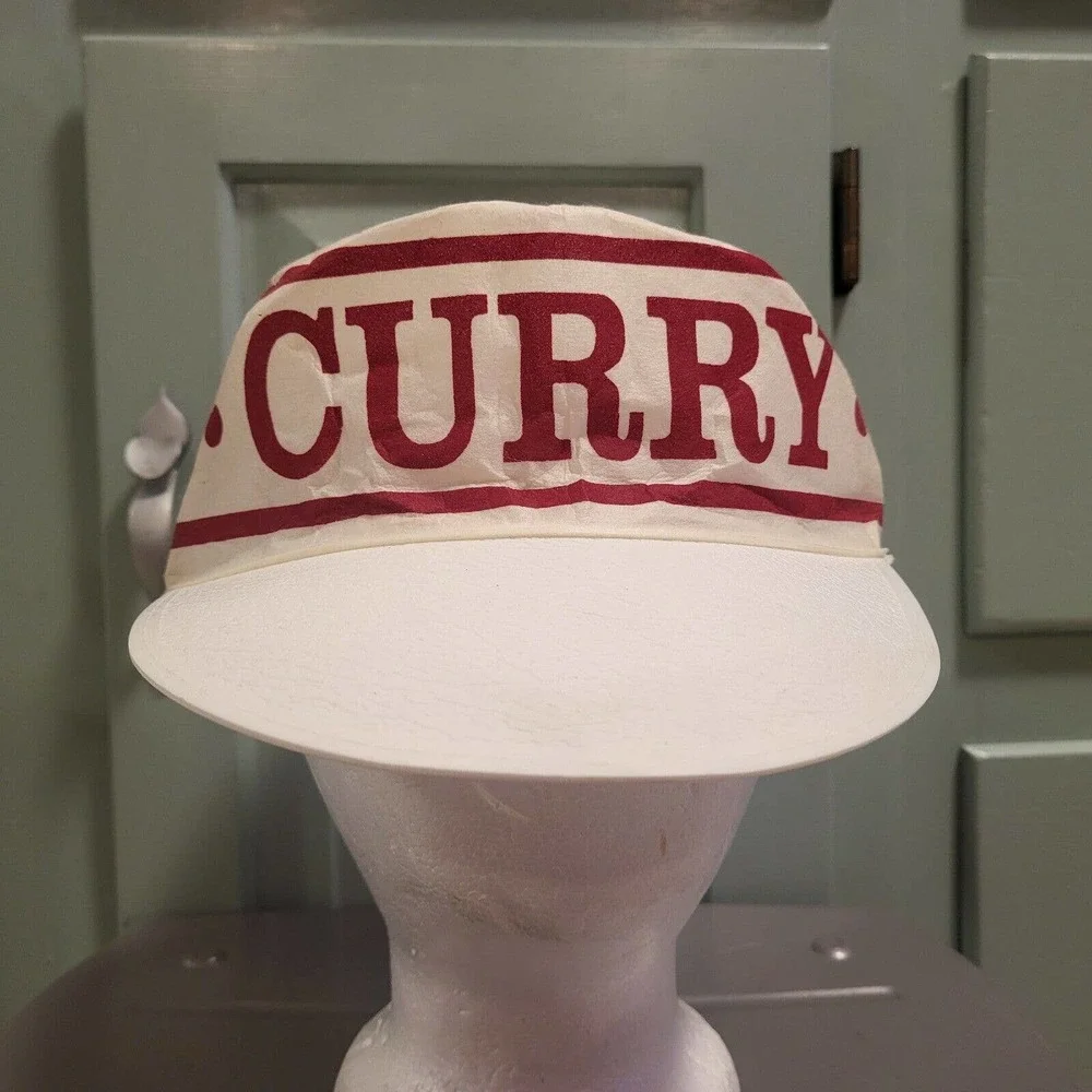 VTG 80s Curry College Colonels‎ University USA Union Made Painters Hat Cap